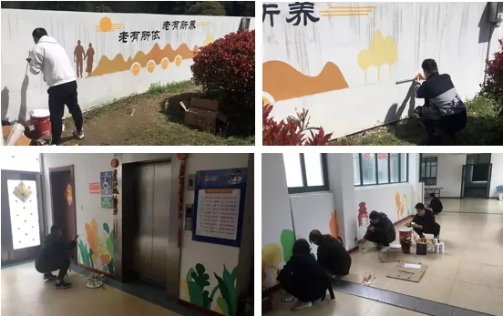 南京藝之行畫室&江寧區(qū)湯山街道開展“情系雷鋒月，愛繪敬老院”學(xué)雷鋒活動！圖二